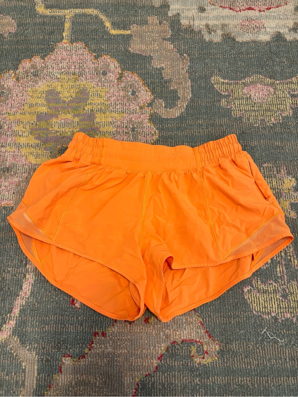 lululemon athletica Bright Orange Women’s Running Shorts